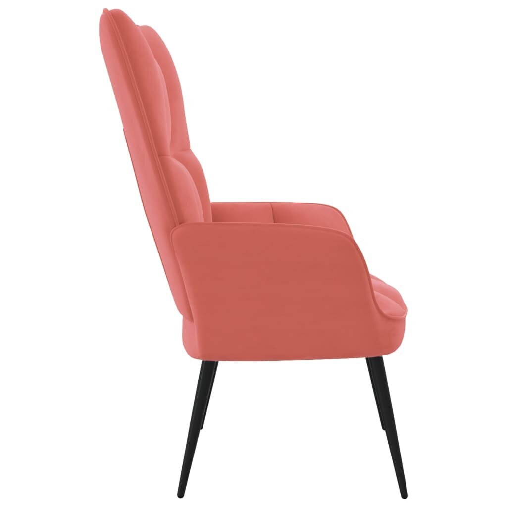 Poilsio kėdė, rožinė kaina ir informacija | Svetainės foteliai | pigu.lt