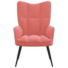 Poilsio kėdė, rožinė цена и информация | Кресла в гостиную | pigu.lt