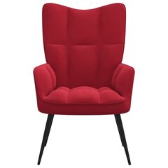 Poilsio kėdė, raudona цена и информация | Кресла в гостиную | pigu.lt