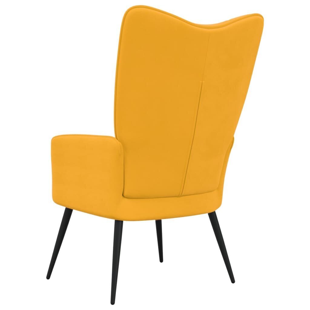 Poilsio kėdė, geltona kaina ir informacija | Svetainės foteliai | pigu.lt