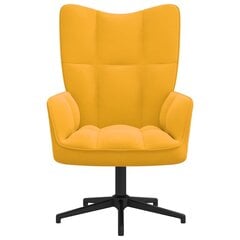 Poilsio kėdė, garstyčių geltona kaina ir informacija | Svetainės foteliai | pigu.lt
