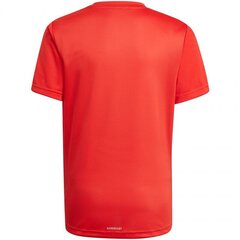 Футболка Adidas B Bl Tee GN1477, красная цена и информация | Рубашка для мальчиков | pigu.lt