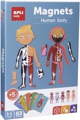 Magnetinis žaidimas „Žmogaus kūnas” kaina ir informacija | Konstruktoriai ir kaladėlės | pigu.lt