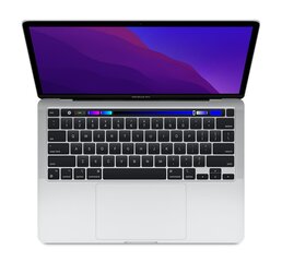 MacBook Pro 2020 Retina 13" 2xUSB-C - M1 / 8GB / 512GB SSD / RUS / серебристый (подержанный, состояние A) цена и информация | Ноутбуки | pigu.lt