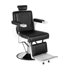 Profesionali barberio kėdė kirpykloms ir grožio salonams Hair system Imperium, juoda kaina ir informacija | Baldai grožio salonams | pigu.lt