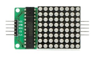 LED matrica 8x, mažas, 32 x 32 mm kaina ir informacija | Atviro kodo elektronika | pigu.lt