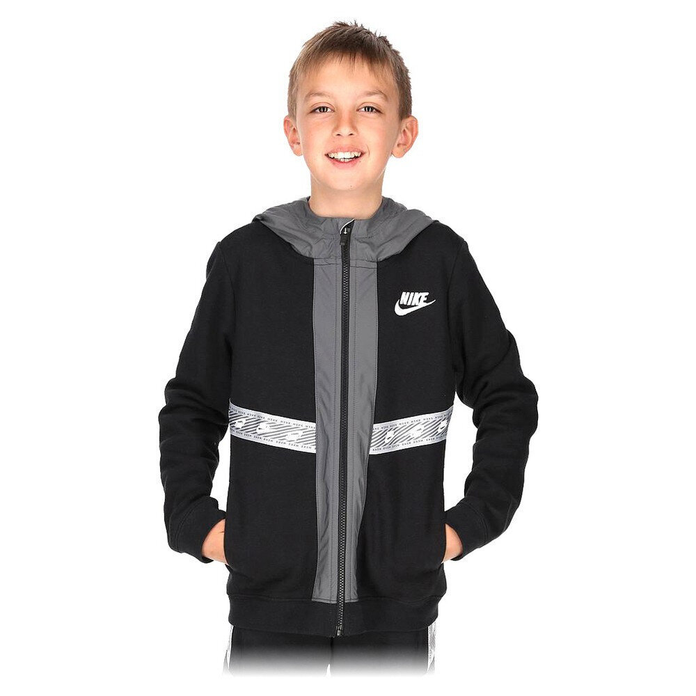 Vaikiškas sportinis bluzonas Nike, juodas kaina ir informacija | Megztiniai, bluzonai, švarkai berniukams | pigu.lt