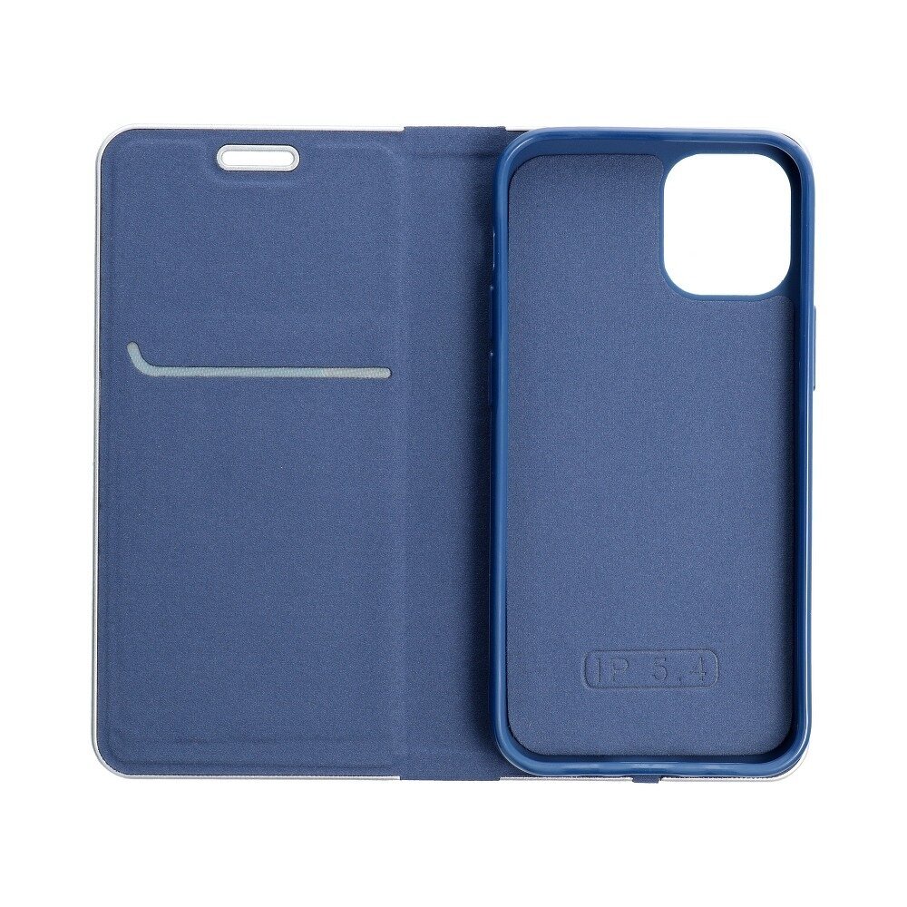 Dėklas telefonui Luna Book Carbon skirtas Samsung Galaxy S10, mėlyna цена и информация | Telefono dėklai | pigu.lt