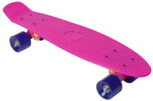 Пластиковый скейтборд Enero Led, фиолетово/синий цена и информация | Скейтборды | pigu.lt