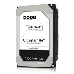 Western Digital Ultrastar He12 3,5 дюйма, 12000 ГБ, Serial ATA цена и информация | Жёсткие диски (SSD, HDD) | pigu.lt