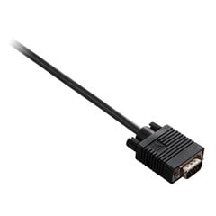 VGA-кабель V7 V7E2VGA-02M-BLK      (2 m) Чёрный цена и информация | Кабели и провода | pigu.lt