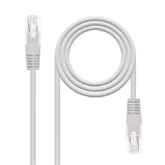 Жесткий сетевой кабель UTP кат. 6 NANOCABLE 10.20.0401-L150 1,5 m Серый цена и информация | Кабели и провода | pigu.lt