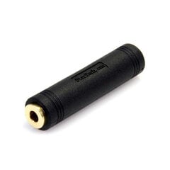 StarTech audio jack juodas adapteris kaina ir informacija | Adapteriai, USB šakotuvai | pigu.lt