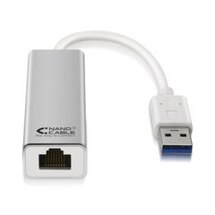 Жесткий сетевой кабель Nanocable UTP категории 6 цена и информация | Адаптеры, USB-разветвители | pigu.lt