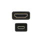 Micro HDMI kabelis Nanocable, 1.8 m, juodas kaina ir informacija | Kabeliai ir laidai | pigu.lt