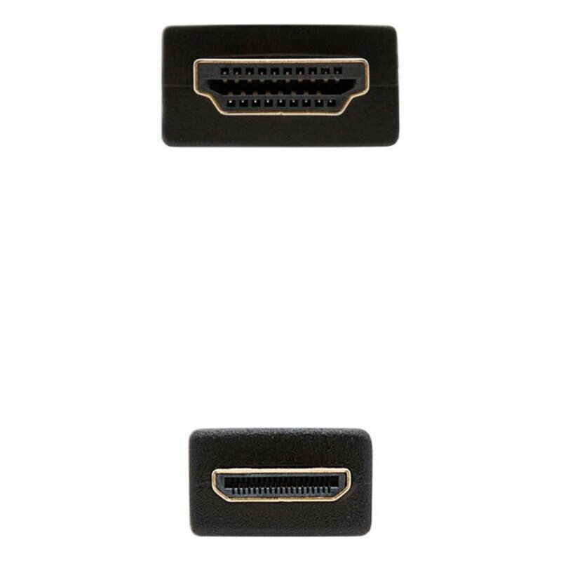 Kabelis Nanocable HDMI - Mini HDMI 10.15.0902, 1,8 m, juodas цена и информация | Kabeliai ir laidai | pigu.lt