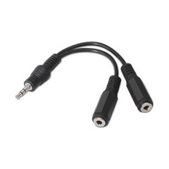 Kabelis Nanocable Audio Jack (3,5 mm) 10.24.1200 15 cm kaina ir informacija | Kabeliai ir laidai | pigu.lt