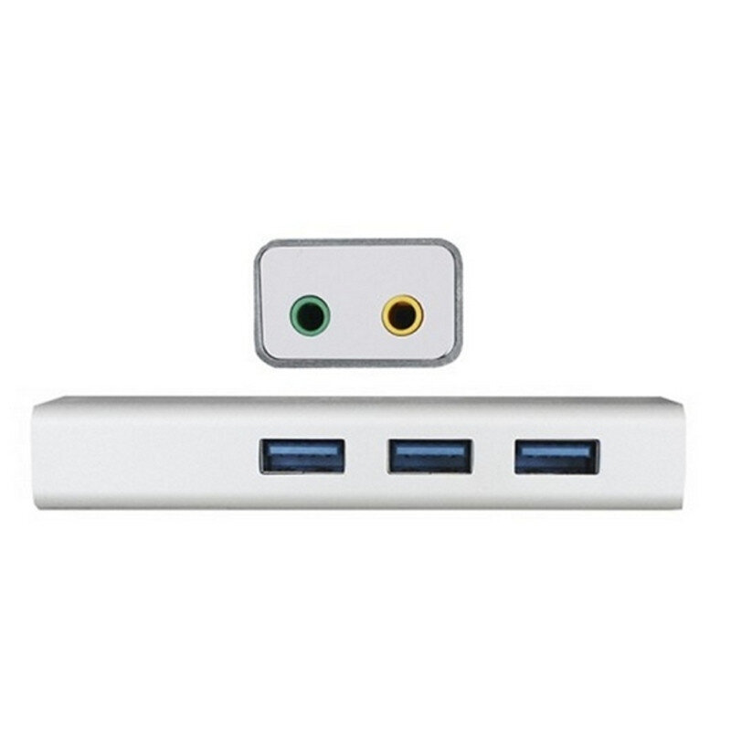 Approx! APPUSB51HUB USB 3.0 3.5 mm BFN-BB-S0215786 цена и информация | Garso plokštės | pigu.lt