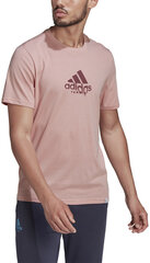 Футболки Adidas M Ten Game G Tee Pink HA0963 HA0963/S цена и информация | Мужские футболки | pigu.lt