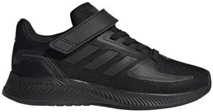 Обувь Adidas Runfalcon 2.0 El. K Black GX3529 GX3529/11.5K цена и информация | Детская спортивная обувь | pigu.lt