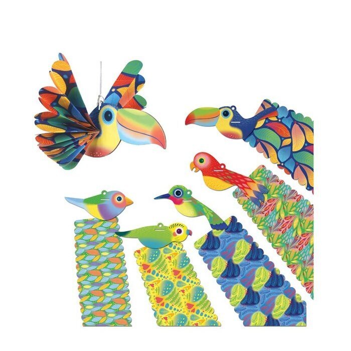 Origami rinkinys Exotic Birds kaina ir informacija | Lavinamieji žaislai | pigu.lt