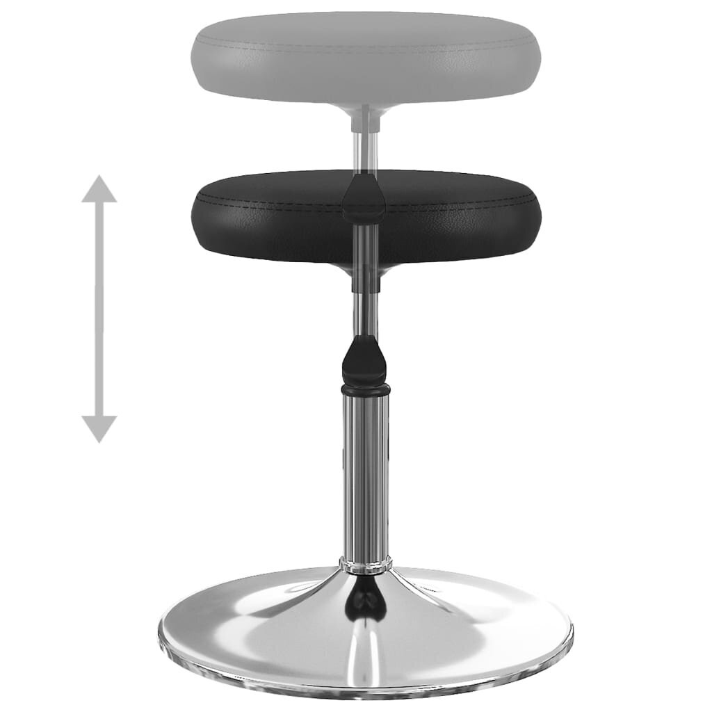 6-ių dalių valgomojo kėdžių komplektas vidaXL, juodas kaina ir informacija | Virtuvės ir valgomojo kėdės | pigu.lt