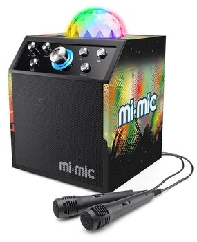 Garsiakalbis su mikrofonu Karaoke Disco kubas, MI-MIC, TY6088A kaina ir informacija | Lavinamieji žaislai | pigu.lt