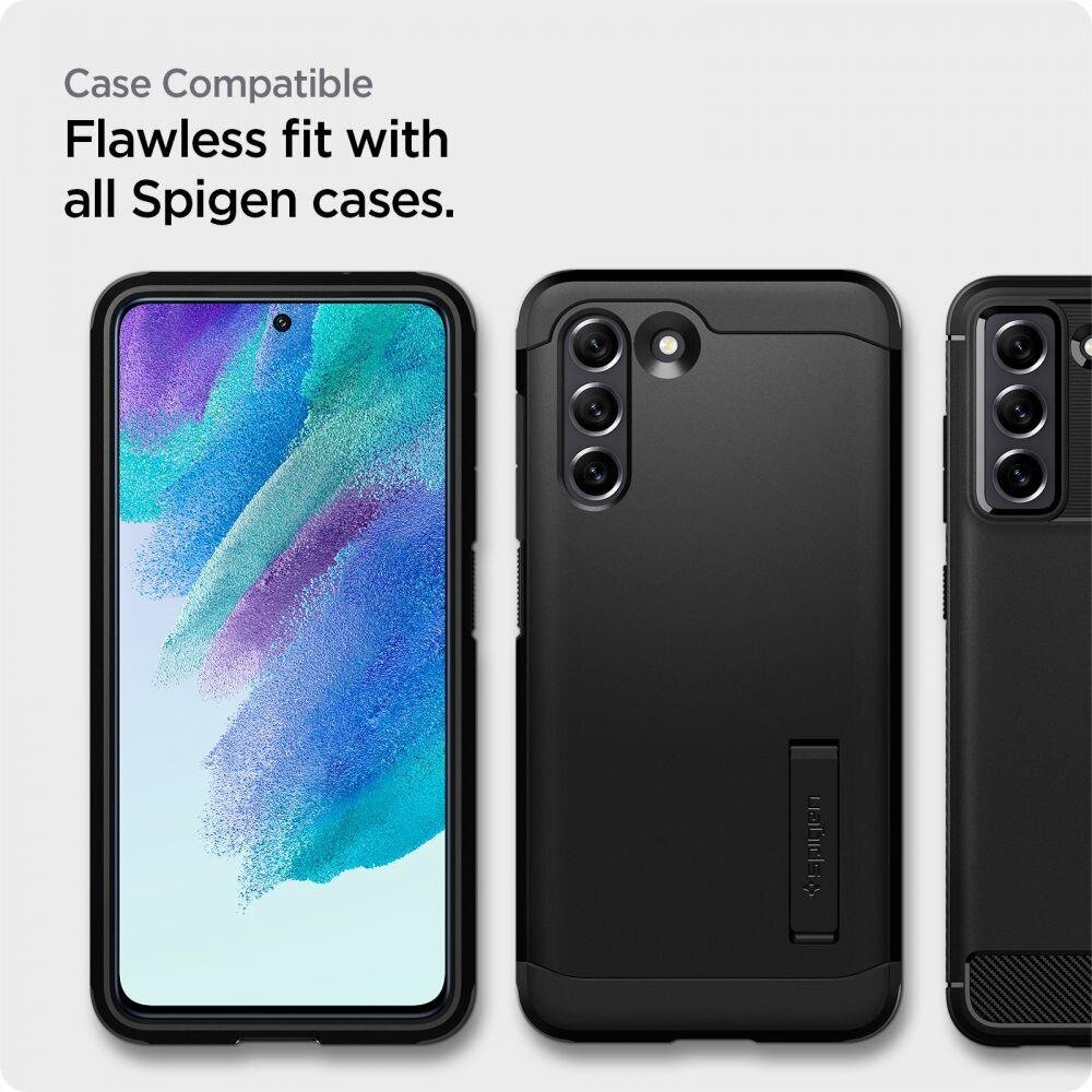 Spigen Samsung Galaxy S21 FE 5G kaina ir informacija | Apsauginės plėvelės telefonams | pigu.lt