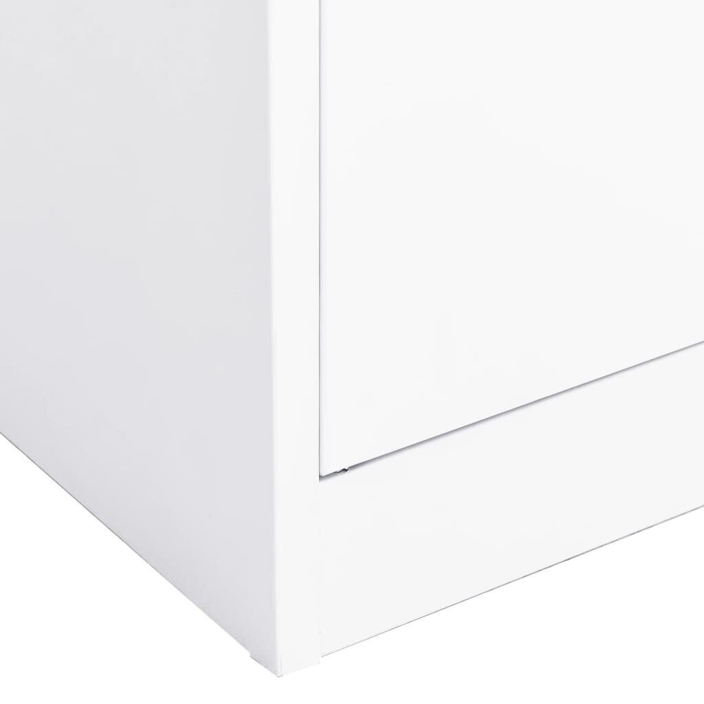Biuro spintelė, 90x40x180 cm, balta kaina ir informacija | Svetainės spintelės | pigu.lt