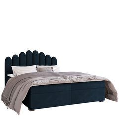 Кровать Beretini 140x200 см, синяя цена и информация | Кровати | pigu.lt