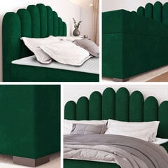 Кровать Beretini 140x200см, черная цена и информация | Кровати | pigu.lt