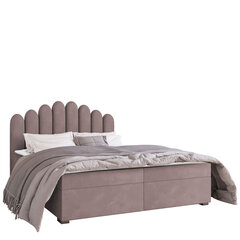 Кровать Beretini 140х200 см, светло-розовая цена и информация | Кровати | pigu.lt