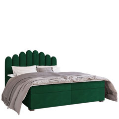Кровать Beretini 140x200см, зеленая цена и информация | Кровати | pigu.lt