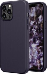 Защитный чехол для Apple iPhone 12/12 Pro, Экокожа - веганская кожа - purple (lilac) цена и информация | Чехлы для телефонов | pigu.lt