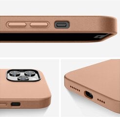 Защитный чехол для Apple iPhone 12/12 Pro, экокожа, веганская кожа, pink (baby pink) цена и информация | Чехлы для телефонов | pigu.lt