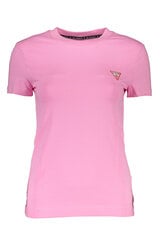 Moteriški marškinėliai Guess Jeans W1YI0ZJ1311, rožiniai kaina ir informacija | Marškinėliai moterims | pigu.lt