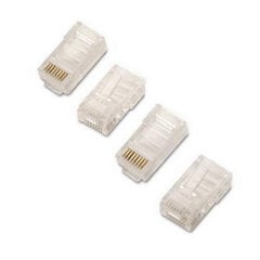 Коннектор RJ45 кат. 5 UTP NANOCABLE 10.21.0102-100 100 pcs цена и информация | Кабели и провода | pigu.lt