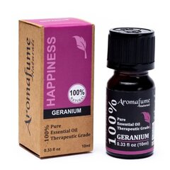 Pelargonijų snapučių eterinis aliejus Aromafume Happiness, 10 ml kaina ir informacija | Eteriniai, kosmetiniai aliejai, hidrolatai | pigu.lt