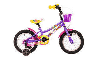 Велосипед детский DHS Daisy 1402 14", фиолетовый цена и информация | Велосипеды | pigu.lt