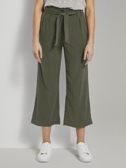 Брюки женские Tom Tailor, зеленые цена и информация | Женские брюки | pigu.lt