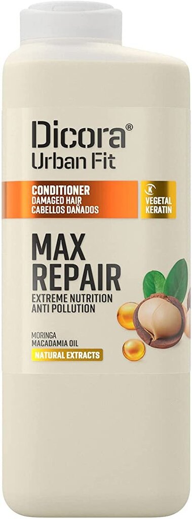 Plaukų kondicionierius Dicora Urban Fit Max Repair Conditioner, 400 ml kaina ir informacija | Balzamai, kondicionieriai | pigu.lt