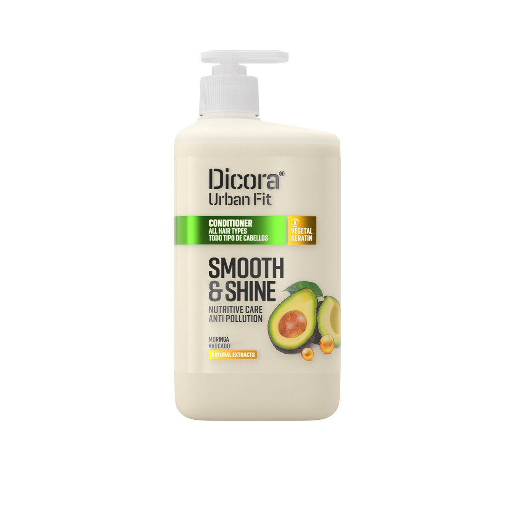 Plaukų kondicionierius Dicora Urban Fit Smooth And Shine, 800 ml цена и информация | Balzamai, kondicionieriai | pigu.lt