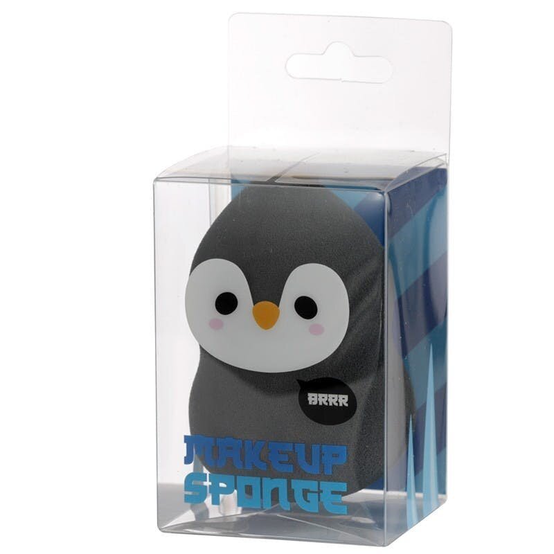 Kosmetinė kempinė Pingvinas, 1 vnt. kaina ir informacija | Makiažo šepetėliai, kempinėlės | pigu.lt