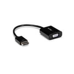 DisplayPort – VGA adapteris Startech DP2VGA3X5 Juoda kaina ir informacija | Adapteriai, USB šakotuvai | pigu.lt