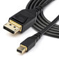 Startech DisplayPort Mini kabelis, 1 m цена и информация | Kabeliai ir laidai | pigu.lt
