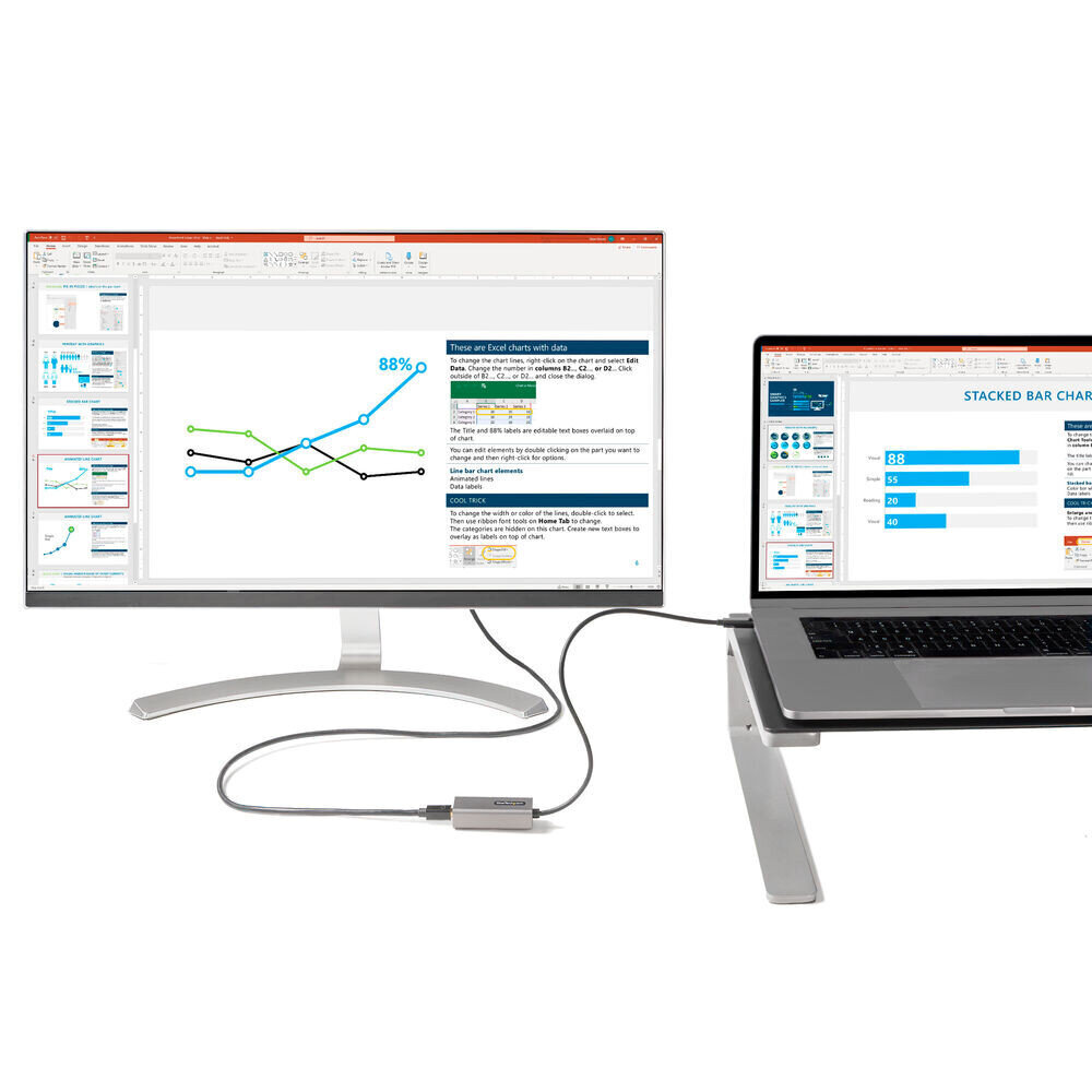 Startech CDP2MDPEC, USB C/DisplayPort, 0,3 m цена и информация | Adapteriai, USB šakotuvai | pigu.lt