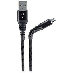 Универсальный кабель USB-MicroUSB DCU 30401255 Чёрный 1,5 m цена и информация | Кабели для телефонов | pigu.lt