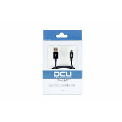 Kabelis DCU, USB - micro USB, 1 m kaina ir informacija | Kabeliai ir laidai | pigu.lt