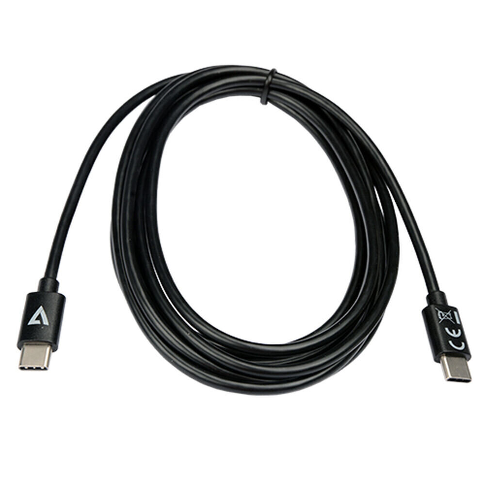 V7 V7USB2C-2M, USB C, 2 m kaina ir informacija | Kabeliai ir laidai | pigu.lt