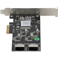 Startech 8P6G-PCIE-SATA-CARD kaina ir informacija | Pagrindinės plokštės | pigu.lt
